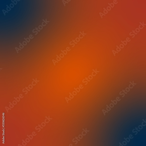 square russet red - burnt orange - navy blue gradient background