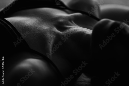 Photography Sexy cleavage of the neck, collarbones, breasts
