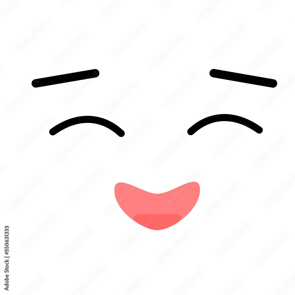 the cheerful face of the character laughter and joy the cheerful face of the character laughter and joy