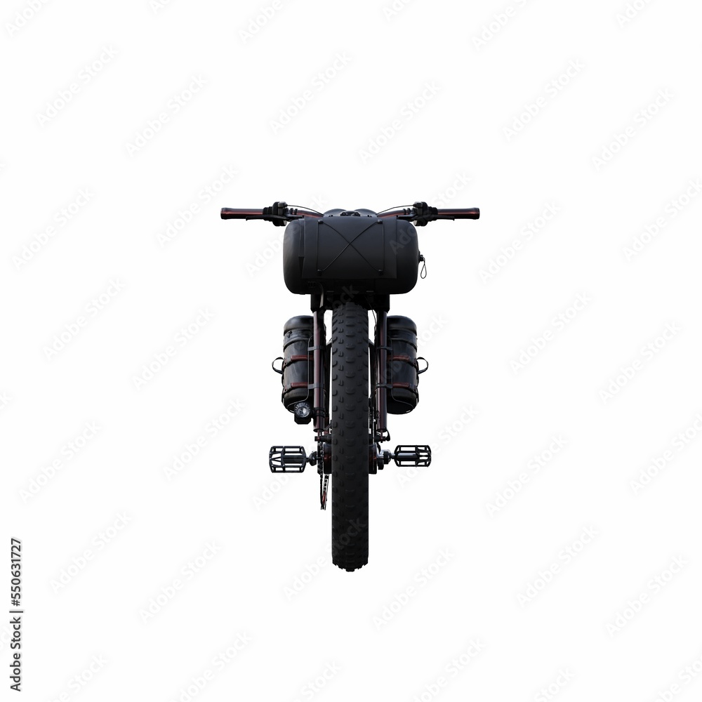 bicycle, isolated on white background, 3D illustration, cg render bicycle, isolated on white background, 3D illustration, cg render