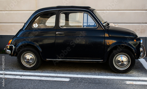 Historic italian car  Fiat 500