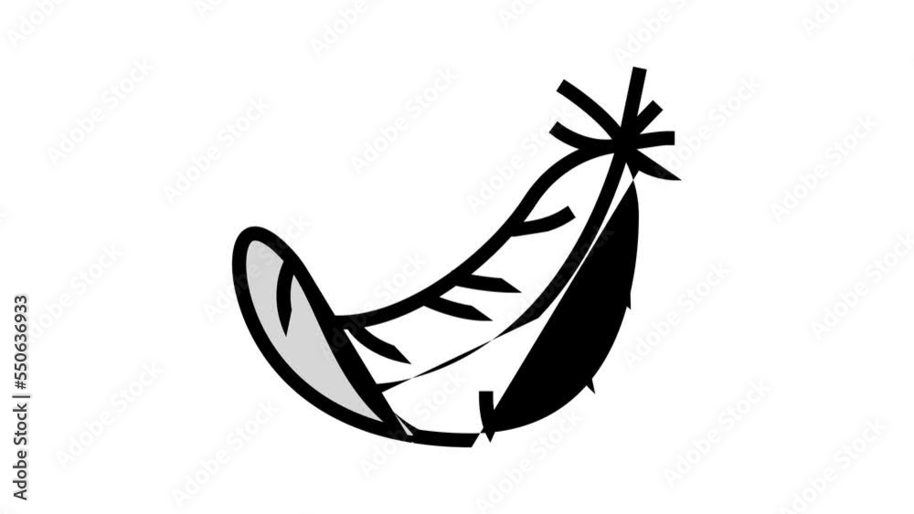 failing feather soft fluffy color icon animation failing feather soft fluffy color icon animation