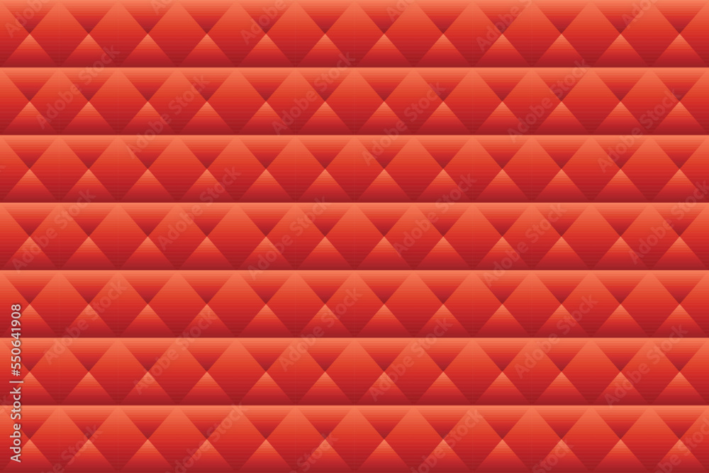 Geometric gradient with red color background Geometric gradient with red color background