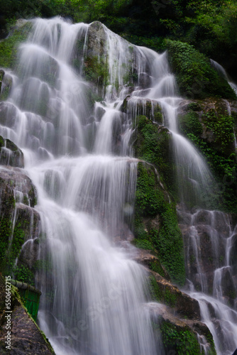 Beautiful waterfall Landscape on the way to Lachen from Gantok, Sikkim, India. © Vinayak Jagtap