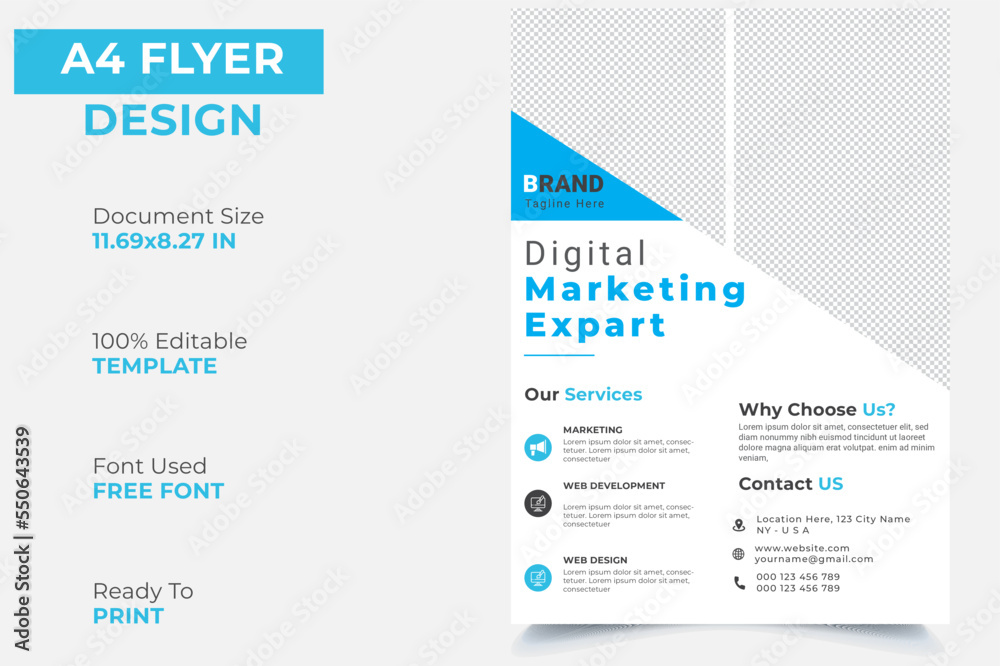 Obraz premium Corporate Business Flyer