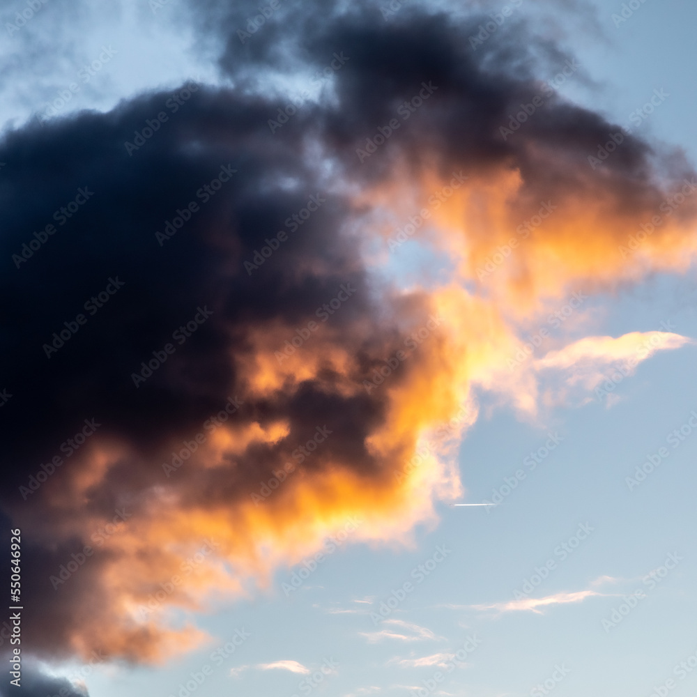 clouds in the light of an autumn morning clouds in the light of an autumn morning