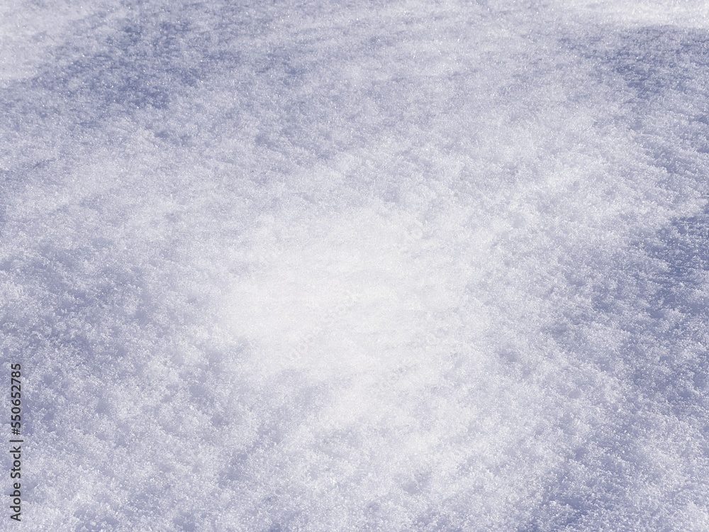 Fototapeta premium Snow winter white shiny surface texture background.
