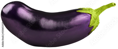 Fresh ripe raw aubergine or eggplant photo
