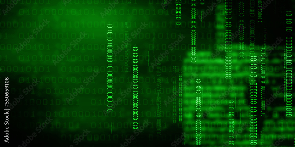 2d illustration abstract digital binary data on computer screen
2d illustration abstract digital binary data on computer screen
