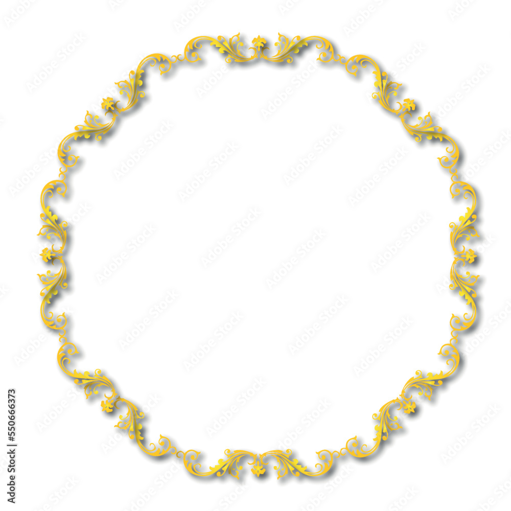 Obraz premium Frame, in the style of an ornament, Vector illustration eps 10, Art. 