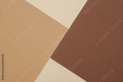 Brown-beige background from sheets of paper