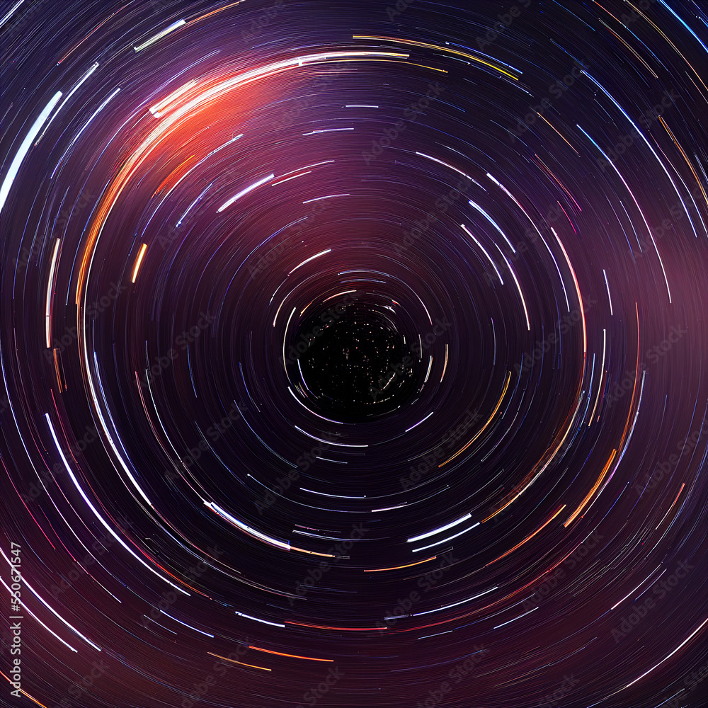 Beauty of star trail Beauty of star trail