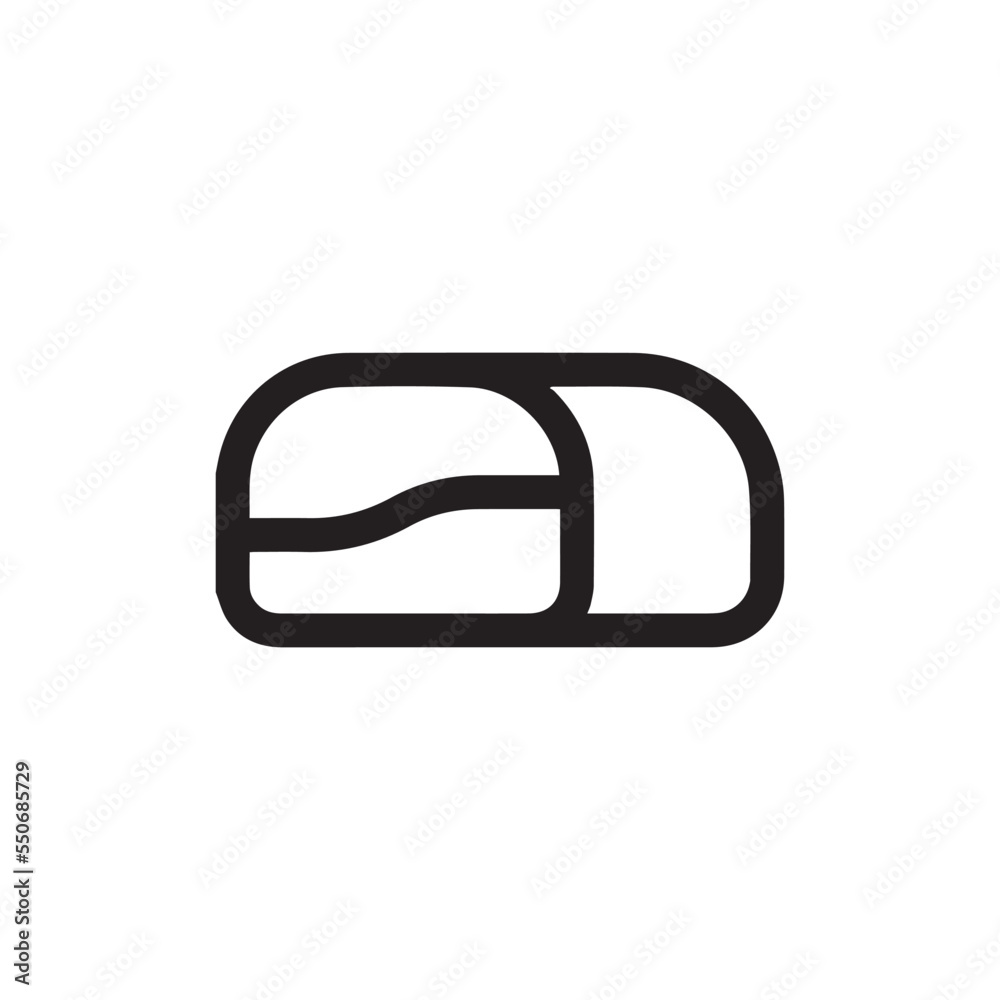 Ham icon vector sign symbol Ham icon vector sign symbol