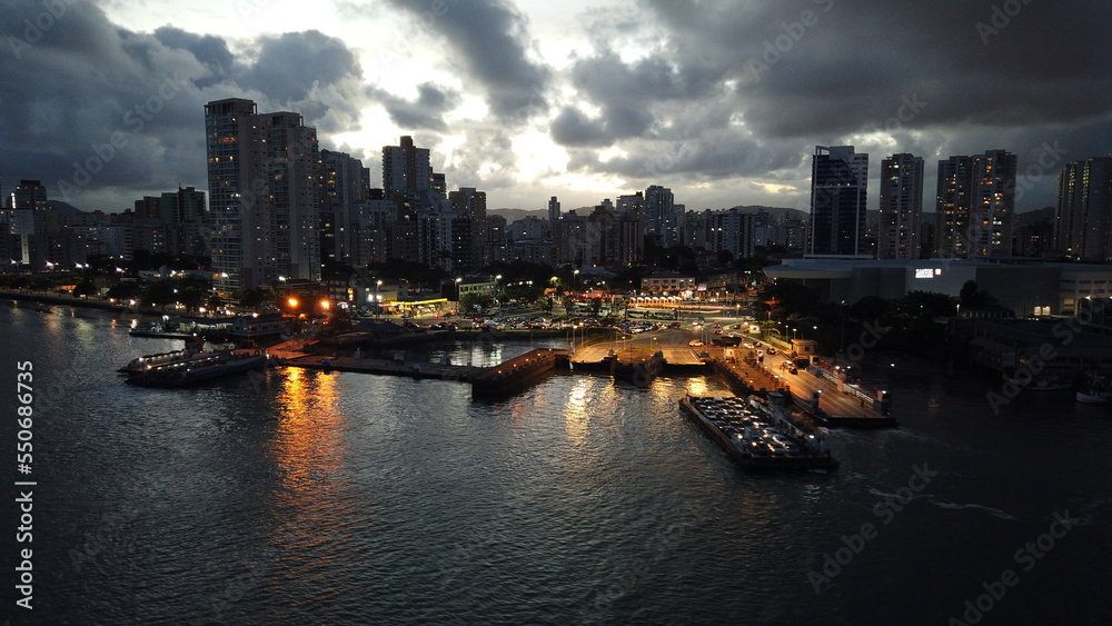 Obraz premium PONTA DA PRAIA - SANTOS