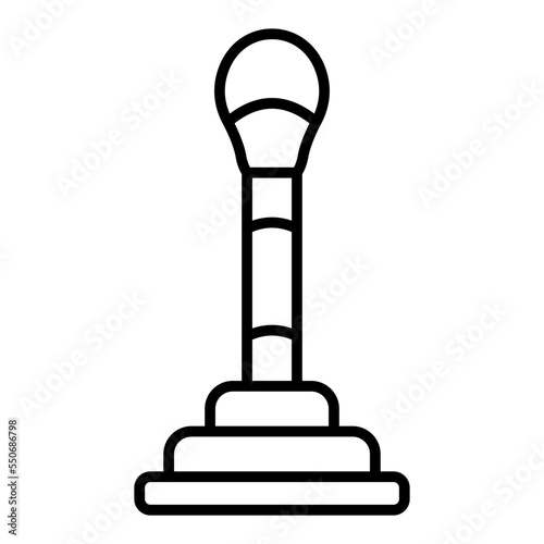 Gear Stick Line Icon