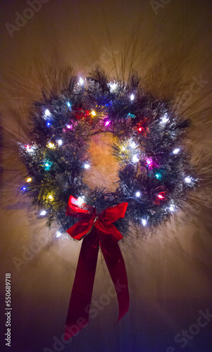 Christmas Wreath - lighted