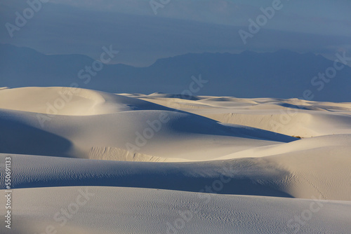 White sand dunes