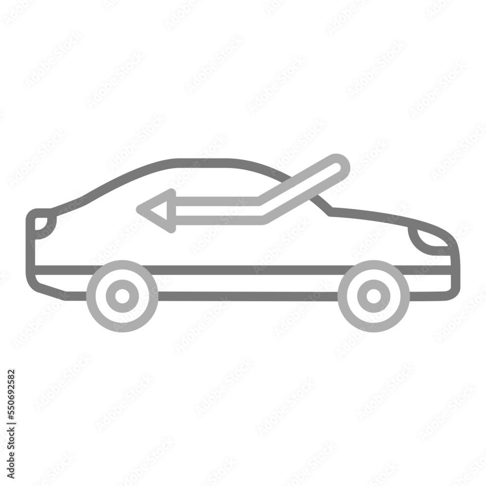 Fresh Air Greyscale Line Icon Fresh Air Greyscale Line Icon