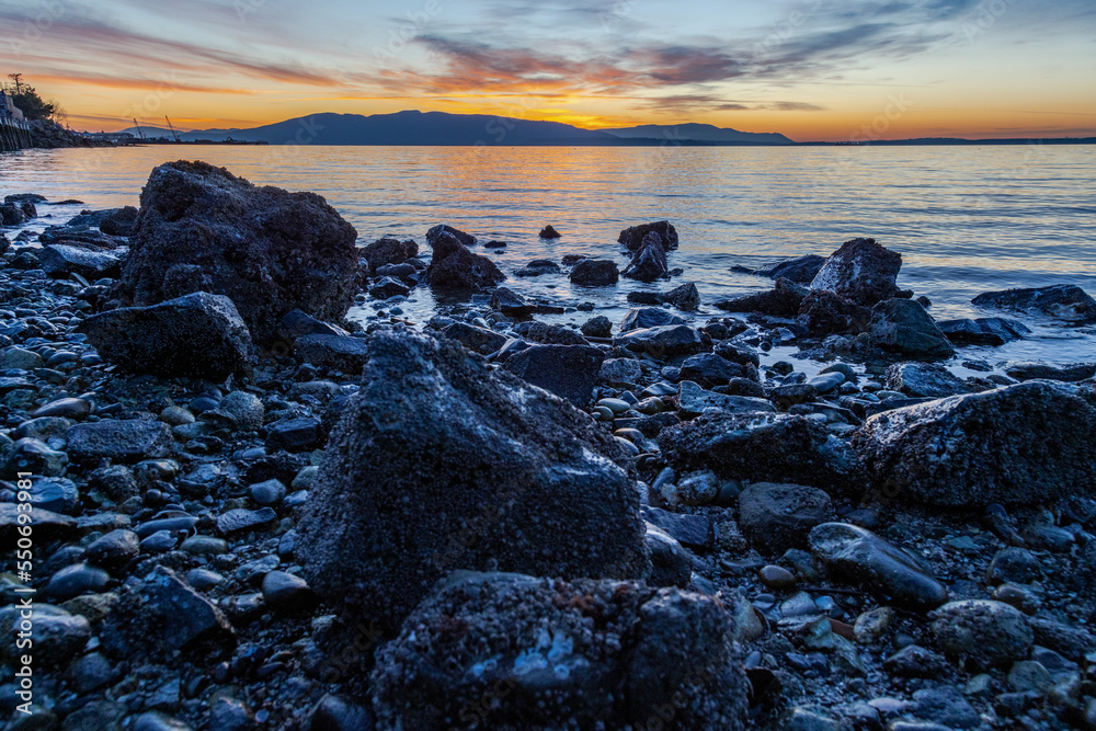 Obraz premium sunset on the beach