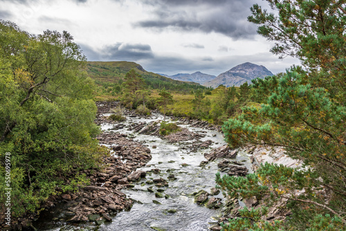River A´Ghairbhr in den schottischen Highlands