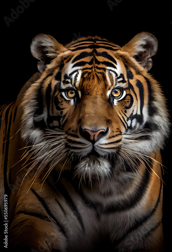 tiger portrait