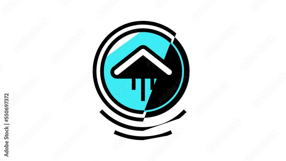 up scroll color icon animation up scroll color icon animation