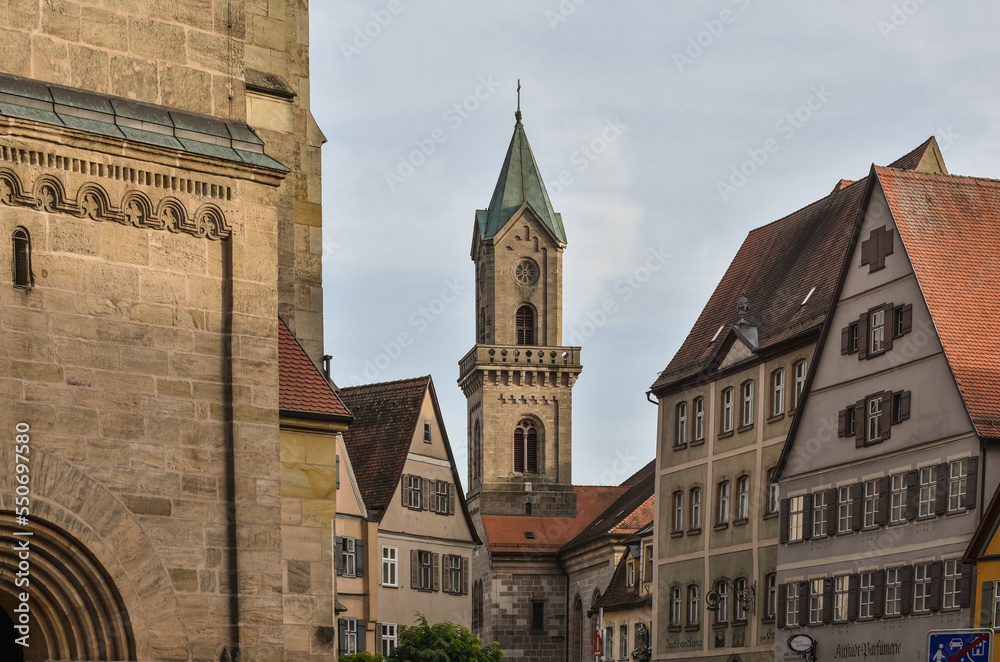 Obraz premium Dinkelsbühl, Stadt, Häuser