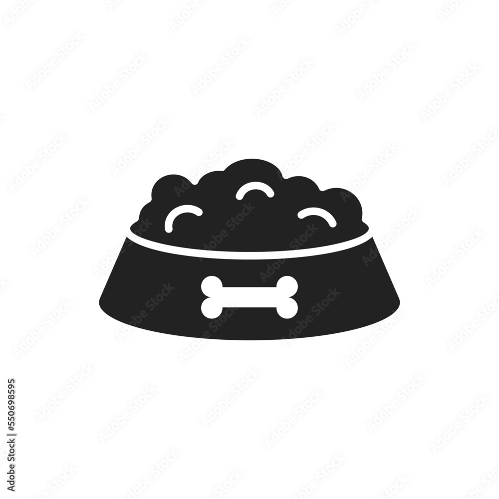 dog food flat style icon dog food flat style icon