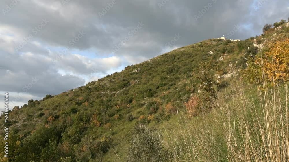 The countryside around Pietravairano, a small village in the province of Caserta in Italy. The countryside around Pietravairano, a small village in the province of Caserta in Italy.