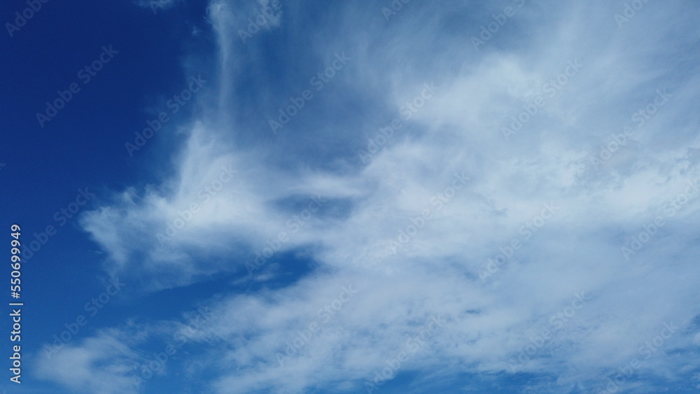 Beautiful blue sky with clouds for background. Summer sky Beautiful blue sky with clouds for background. Summer sky