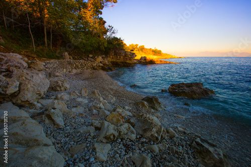 Kassiopi resort , amazing coast of popular island of Greece - Corfu (Kerkyra) , Europe ...exclusive - this image sell only on adobe stock 