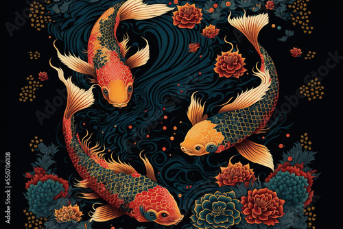 chinese dragon on the wall