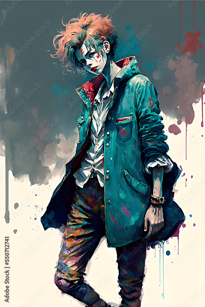 Anime Clown by Pixiepastel94 on DeviantArt