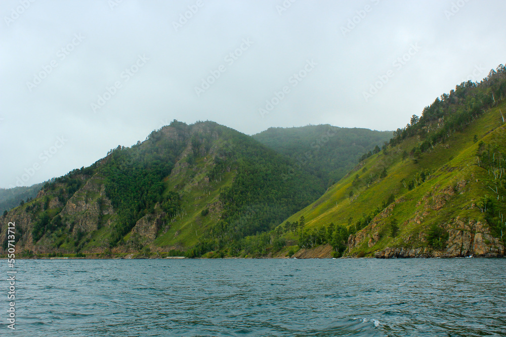 Listvyanka village, Lake Baikal. Russia