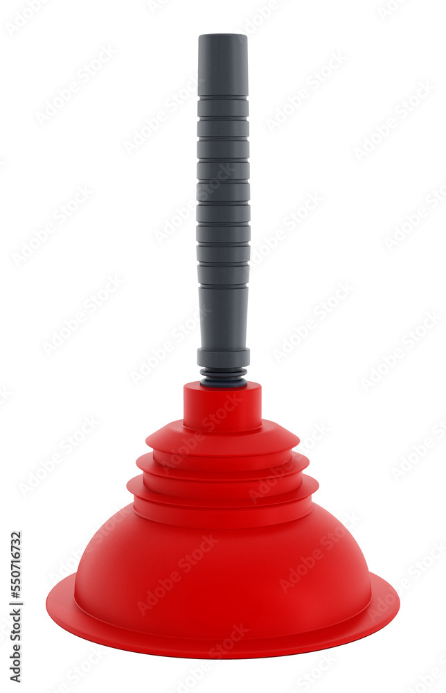 Fototapeta premium Toilet pumps on transparent background.