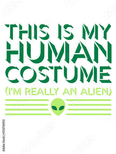 human costume alien Zitat 