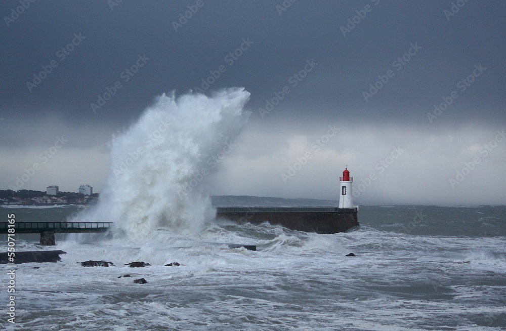 Tempête aux Sables d'Olonne