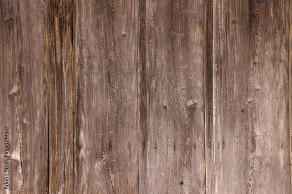 Fototapeta premium アンティークな雰囲気の茶色い木の壁