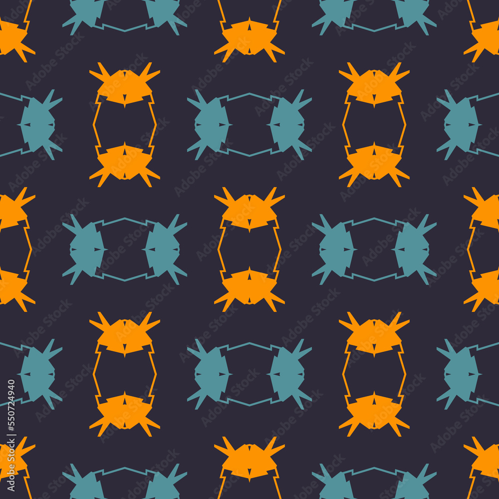 Seamless pattern with geometric shapes. Beautiful abstract illustration. Seamless pattern with geometric shapes. Beautiful abstract illustration.