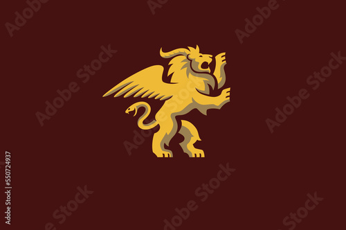 Symbol of Chimera, a Hybrid Monster made up of the body parts of a Lion, a Goat, and a Snake