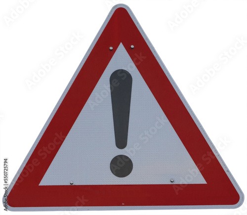 exclamation mark sign isolated