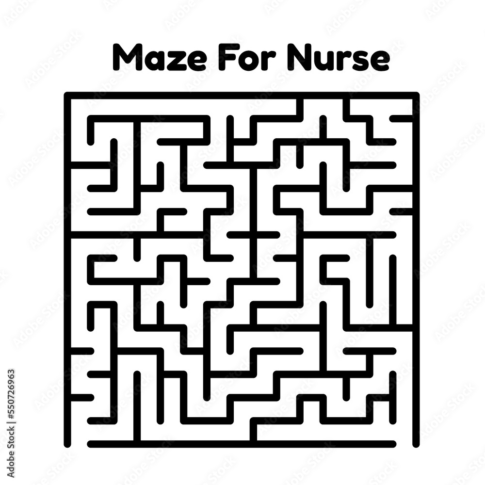 Maze Challenge For Nurse