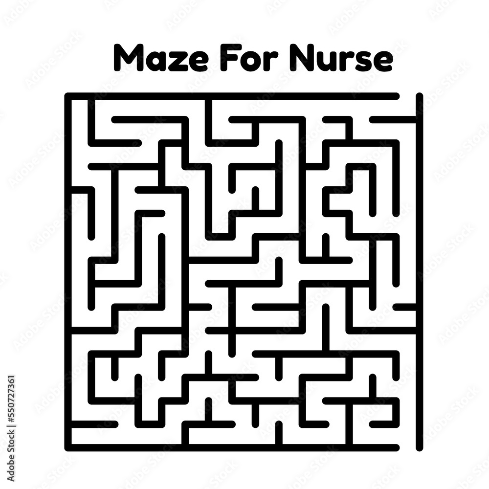Maze Challenge For Nurse Maze Challenge For Nurse
