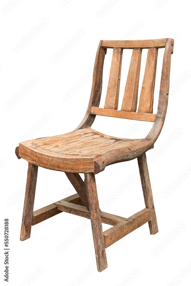 Wooden chair isolated on white. Wooden chair isolated on white.