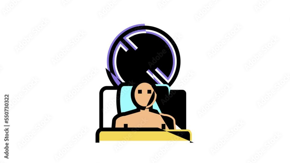 difficulty falling asleep at night color icon animation difficulty falling asleep at night color icon animation