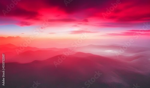 sunrise in the mountains © ごんぱちろう かまぼこ