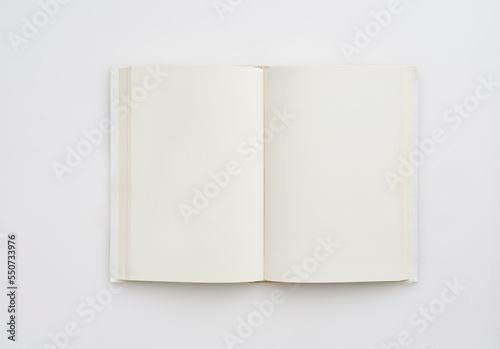 古い本の見開き無地