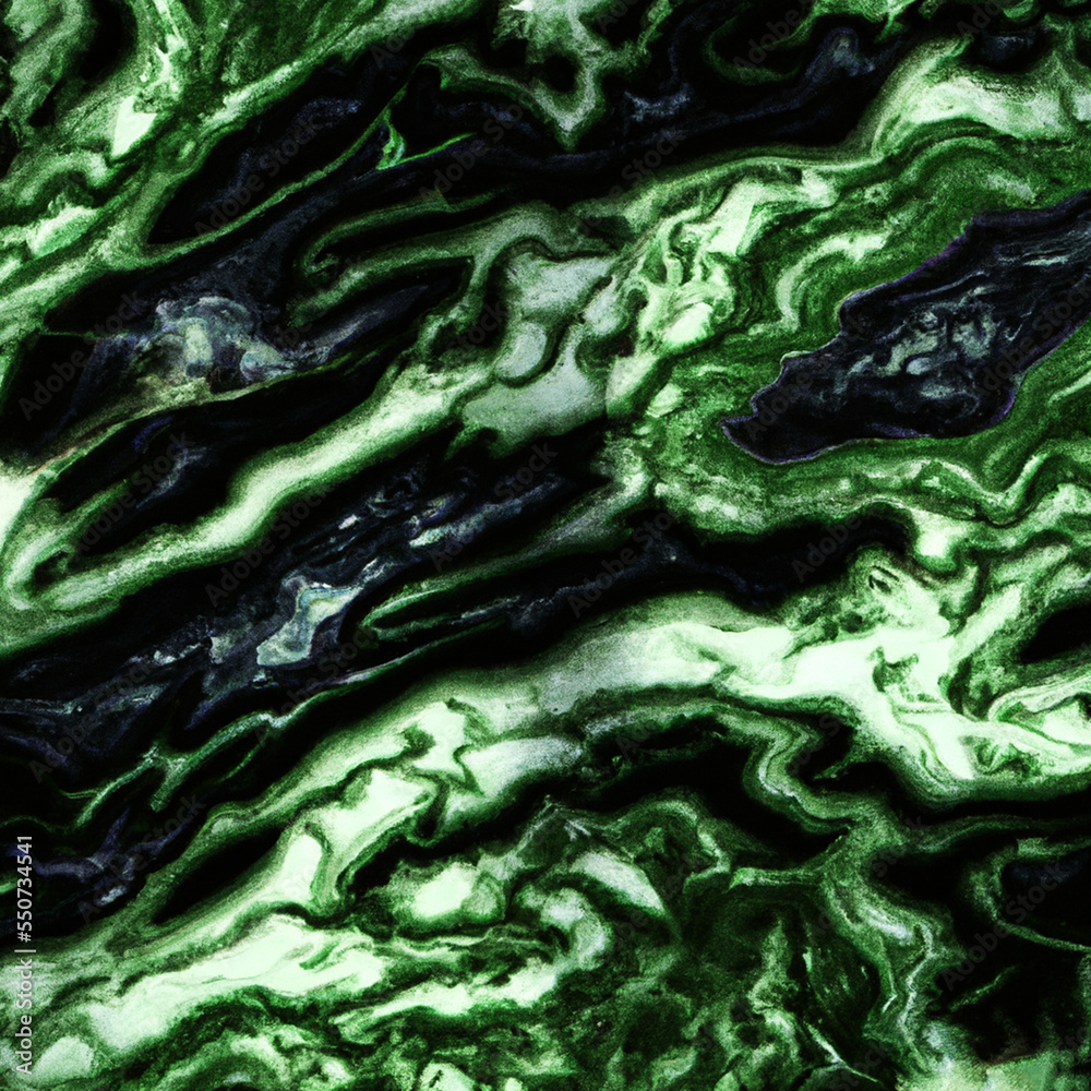 Light and dark green marble wallpaper illustration Stock Illustration