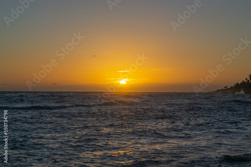 sunset over the sea © joel