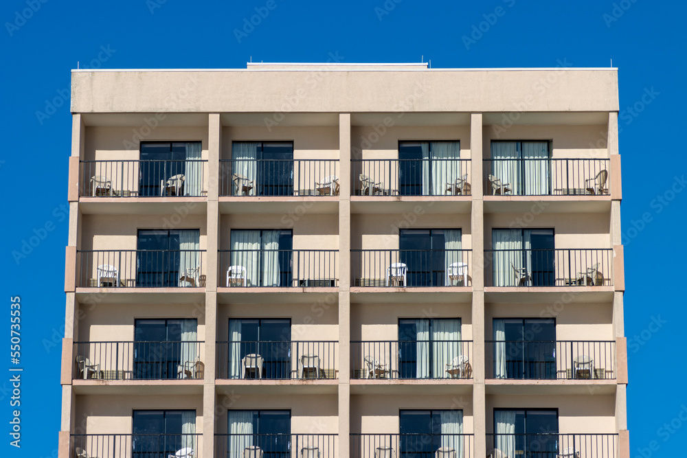 Hotel balconies